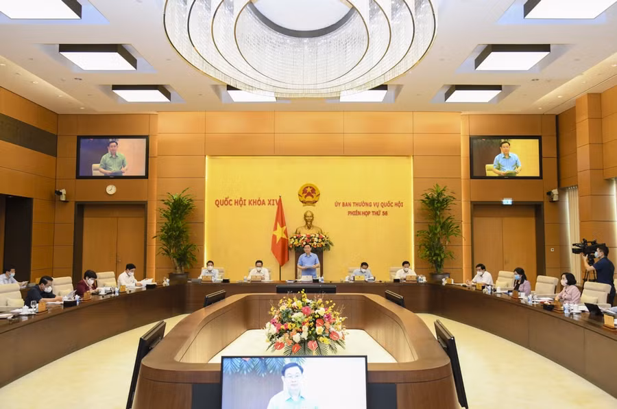 Khai mạc Phiên họp 56 của Ủy ban Thường vụ Quốc hội ảnh 1 Phiên họp thứ 56 của Ủy ban Thường vụ Quốc hội (Ảnh: quochoi.vn)