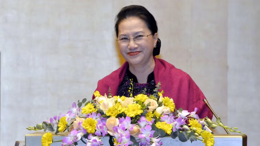 Tổng kết Năm Chủ tịch AIPA 2020 và Đại hội đồng AIPA 41 ảnh 1 Chủ tịch Quốc hội phát biểu tại Hội nghị tổng kết AIPA 2.