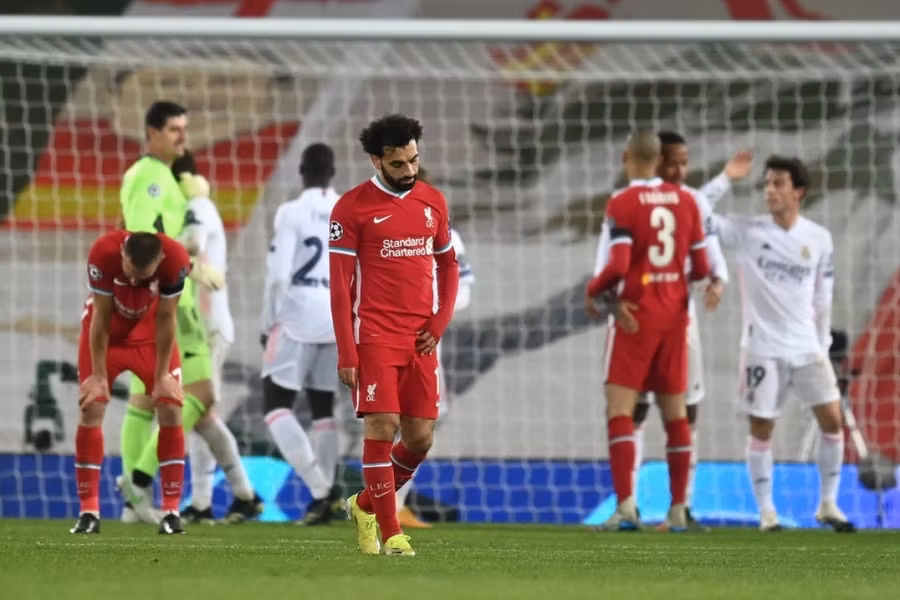 Real Madrid tiễn Liverpool rời Champions League, gặp Chelsea ở bán kết ảnh 1 Salah có những cơ hội, nhưng cũng không thể ghi bàn (Ảnh: Getty).