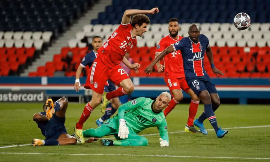Bayern Munich trở thành cựu vương, PSG vào bán kết Champions League ảnh 5 Bayern Munich trở thành cựu vương Champions League trong bối cảnh thiếu vắng Lewandowski vì chấn thương. (Ảnh: Getty)