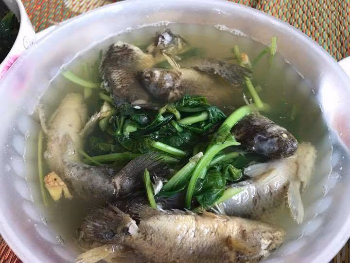 Chặt đôi con gà luộc bị chồng chửi, cô vợ ngây ngô lên mạng hỏi2