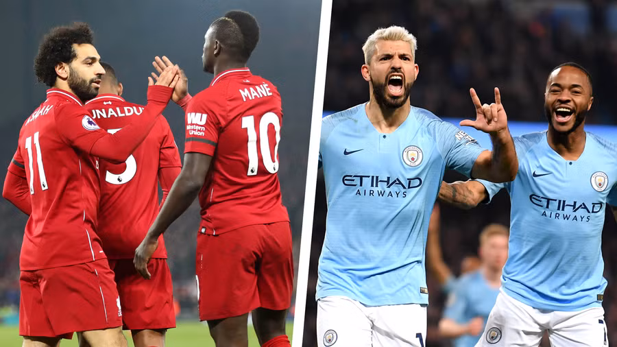 Liverpool và Man City. Ảnh: Goal.