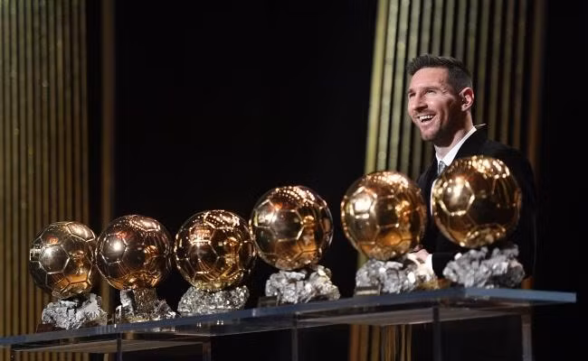 Messi là cầu thủ đang đoạt nhiều quả bóng vàng nhất trong lịch sử nhưng thành tích này không thể gia tăng trong năm 2020. Ảnh: FF