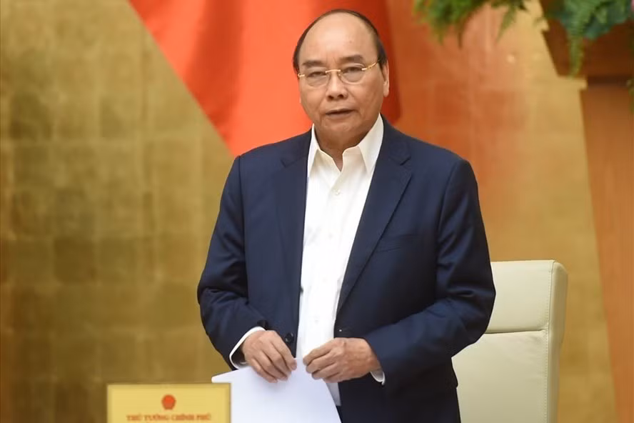 Thủ tướng Nguyễn Xuân Phúc được giới thiệu ứng cử đại biểu Quốc hội khoá XV ở Khối Chủ tịch nước. Ảnh: Quang Hiếu.