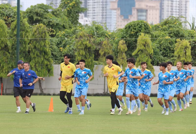 Tại giải đấu năm nay, U19 Việt Nam dưới sự dẫn dắt của HLV Yutaka Ikeuchi nằm cùng bảng với U19 Timor Leste, U19 Myanmar và U19 Indonesia. Ảnh: VFF. img-5233.jpg