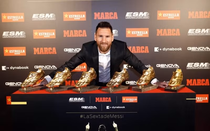Messi đoạt Chiếc giày vàng châu Âu (European Golden Shoe) 6 lần: 2010, 2012, 2013, 2017, 2018, 2019. mediacongluanvn-files-content-2021-09-22-top-10-cau-thu-gianh-chiec-giay-vang-gan-nhat-09181483.jpg