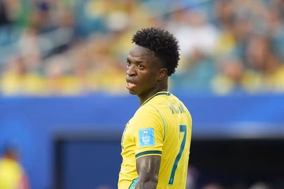 Tiền đạo Vinicius Junior của Brazil (4 bàn thắng, 1 kiến tạo) đã bị loại. img-8df77743.jpg