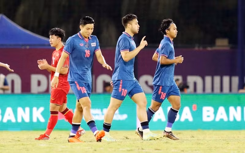 Tại SEA Games 33, đội U22 Thái Lan nằm ở bảng A cùng U22 Đông Timor và U22 Campuchia. Tuy nhiên theo thông báo mới nhất, U22 Campuchia sẽ không tham dự Đại hội thể thao Đông Nam Á. anh-1-21384111052023.jpg