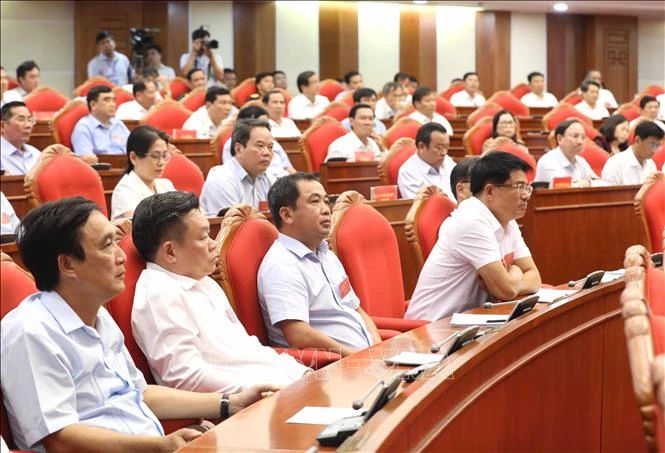 Đại biểu dự hội nghị. Ảnh: Phương Hoa/TTXVN Đại biểu dự hội nghị. Ảnh: Phương Hoa/TTXVN
