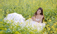 Thiếu nữ Hà thành tinh khôi, dịu ngọt bên đồng cải vàng ảnh 8