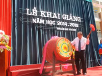 Hồi trống khai trường từ làng Sen quê Bác ảnh 1 Hồi trống khai trường từ làng Sen quê Bác ảnh 1