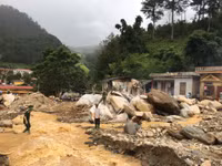 Mù Cang Chải một ngày sau lũ quét ảnh 4 Mù Cang Chải một ngày sau lũ quét ảnh 4