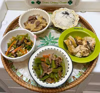 Mâm cơm cữ chồng nấu chăm vợ sau sinh khiến hội chị em ngưỡng mộ