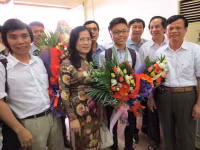 Nghệ An: Đón “Trạng nguyên” Vật lý quốc tế ảnh 1