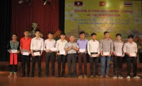Lưu học sinh Lào, Thái Lan vui tết cổ truyền trên đất Nghệ ảnh 10