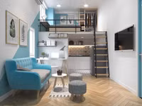Cách bài trí phòng trọ 15m2 vừa chất vừa tiện nghi