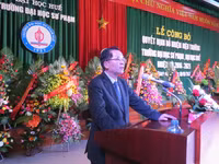 Công bố bổ nhiệm Hiệu trưởng Trường Đại học Sư phạm Huế ảnh 2 Công bố bổ nhiệm Hiệu trưởng Trường Đại học Sư phạm Huế ảnh 2