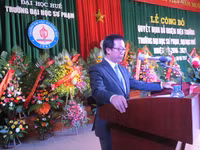 Công bố bổ nhiệm Hiệu trưởng Trường Đại học Sư phạm Huế ảnh 3 Công bố bổ nhiệm Hiệu trưởng Trường Đại học Sư phạm Huế ảnh 3
