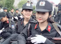 Nữ sinh Cảnh sát Cơ động gây “sốt” mạng vì quá xinh ảnh 2