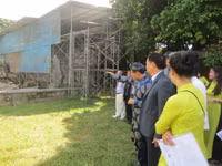 Trùng tu phục hồi cổng, bình phong non bộ tại điện Phụng Tiên – Đại Nội Huế ảnh 4 Trùng tu phục hồi cổng, bình phong non bộ tại điện Phụng Tiên – Đại Nội Huế ảnh 4