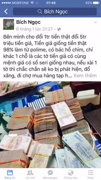 Nở rộ hiện tượng mua bán tiền giả qua mạng ảnh 2