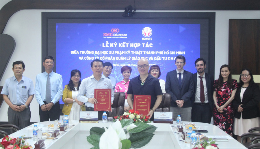 Trường Đại học Sư phạm Kỹ thuật TPHCM và EMG Education ký kết hợp tác.