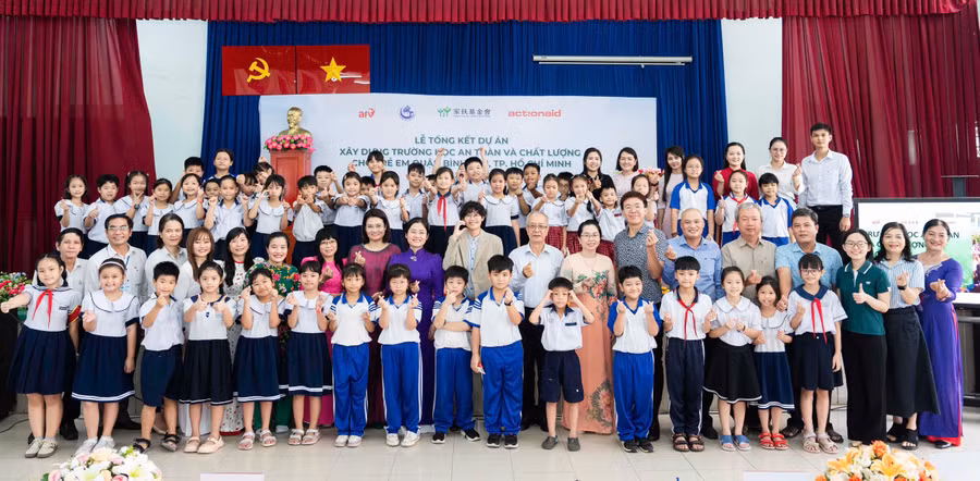 Trong 3 năm qua, có hơn 8.000 học sinh quận Bình Tân được hưởng thụ Dự án.