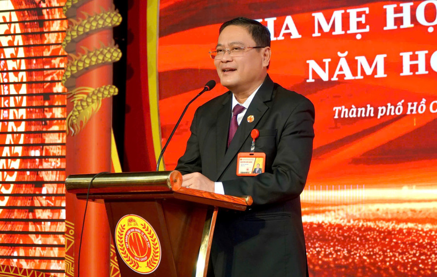 Ông Nguyễn Đức Quốc phát biểu tại hội nghị.