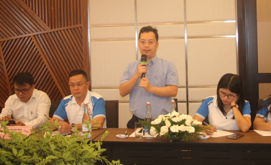 Công ty Tin học Đại Dương chia sẻ tại tọa đàm. bao-chi-va-giao-duc-trong-ky-nguyen-so-5.jpg