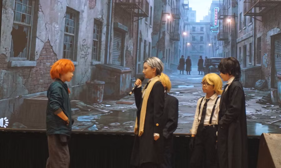 Tiết mục Bungo Stray Dogs (Văn hào lưu lạc) của học sinh lớp 6A3.