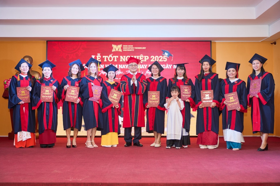 Lễ tốt nghiệp Đợt 1 năm 2025 của Trường Đại học Công nghệ Miền Đông.