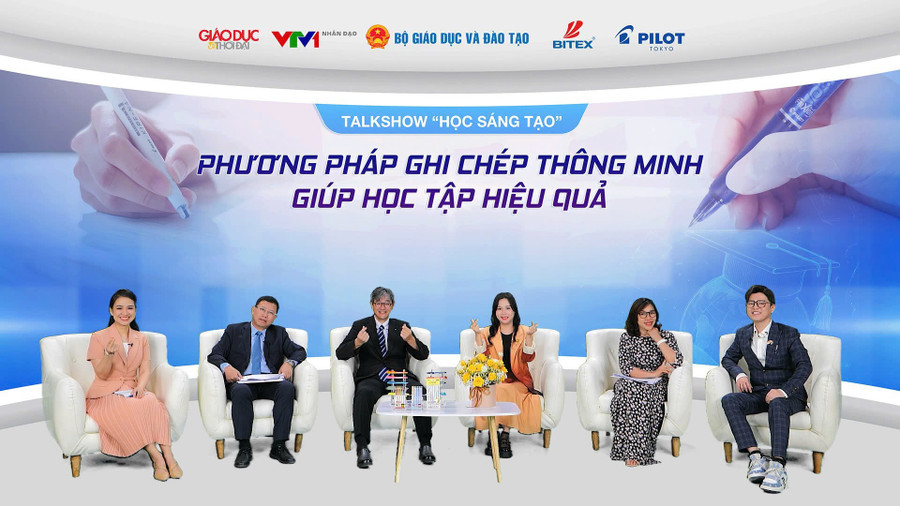 Pilot – thương hiệu do BITEX phân phối độc quyền tại Việt Nam triển khai talkshow Học sáng tạo, nhằm mang đến các phương pháp ghi chép thông minh tới học sinh thông qua những chia sẻ đến từ chuyên gia đầu ngành. db72227a62b1eaefb3a0.jpg
