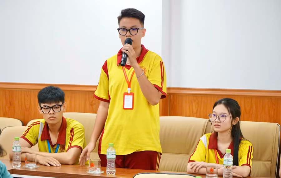 Học sinh Trường Mầm non, Tiểu học, THCS, THPT Nam Việt chia sẻ sau đợt trải nghiệm thực tế.