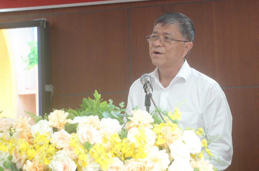 Ông Nguyễn Văn Hiếu, Giám đốc Sở GD&ĐT TPHCM phát biểu tại hội thảo. Ông Nguyễn Văn Hiếu, Giám đốc Sở GD&ĐT TPHCM phát biểu tại hội thảo.