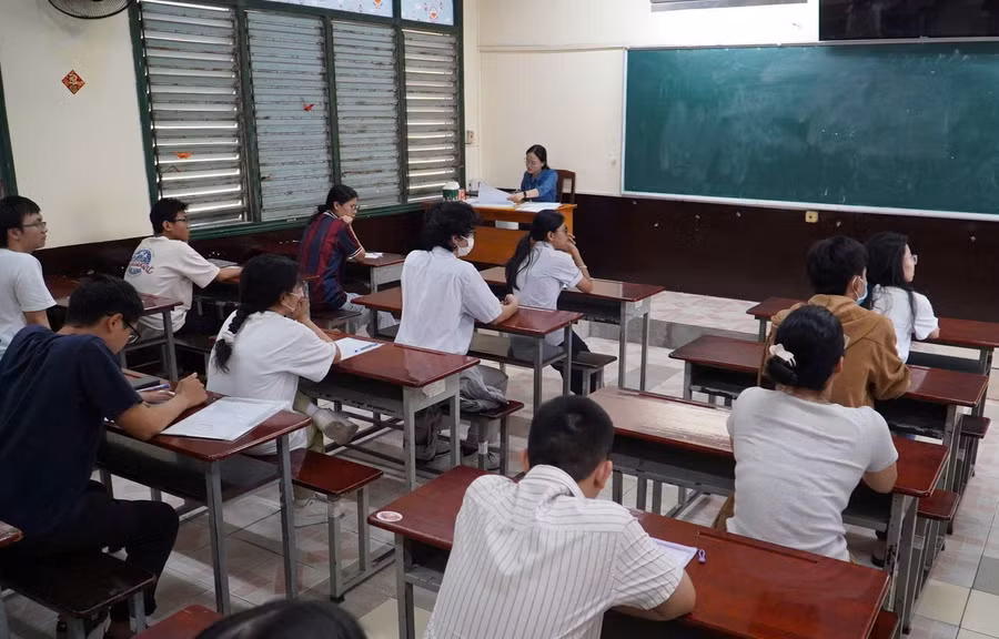 Thí sinh TPHCM tham gia kỳ thi tốt nghiệp năm 2025.