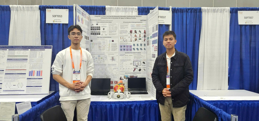 Dự án của 2 học sinh Trường THPT chuyên Lê Hồng Phong đạt giải Nhì tại hội thi khoa học kỹ thuật quốc tế.