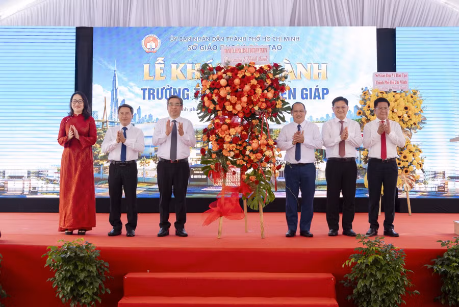 TPHCM đưa vào sử dụng Trường THPT Võ Nguyên Giáp trước thềm năm học mới.