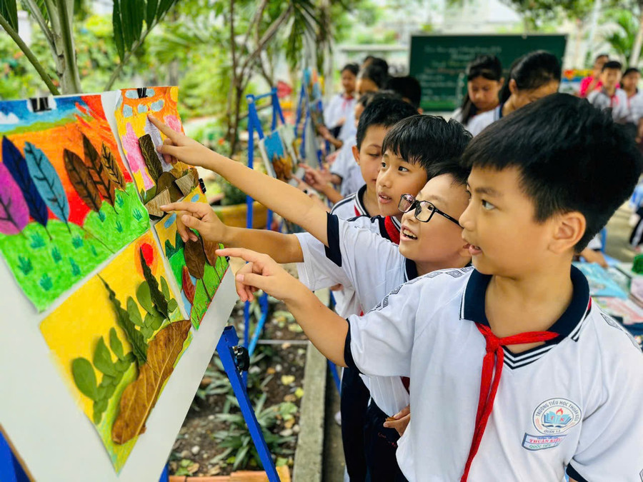 Tiết học mở của học sinh Trường Tiểu học Thuận Kiều (phường Đông Hưng Thuận, TPHCM) img-42231.jpg