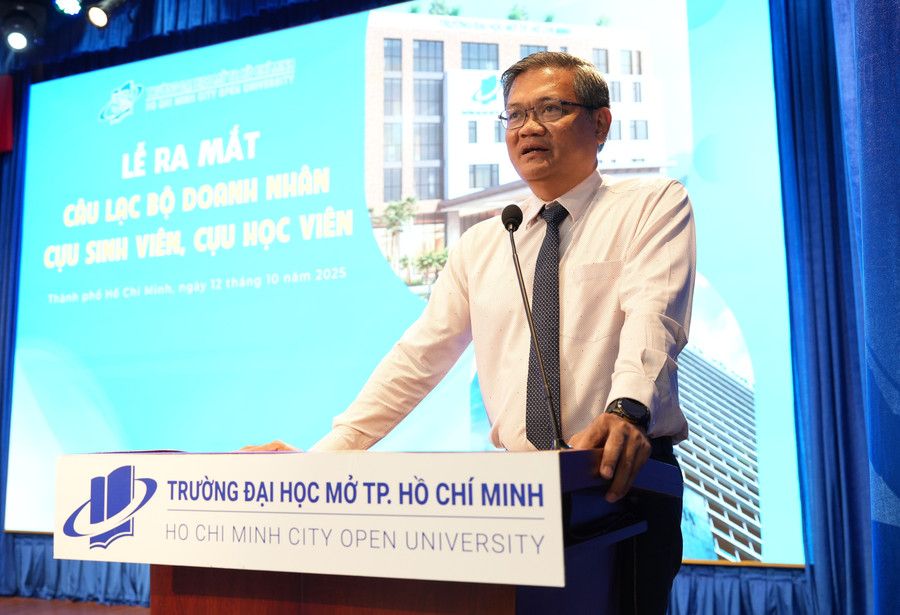 GS.TS Nguyễn Minh Hà, Hiệu trưởng Trường Đại học Mở TPHCM.
