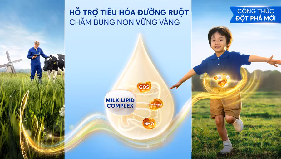 Milk Lipid Complex với công thức đột phá mới.
