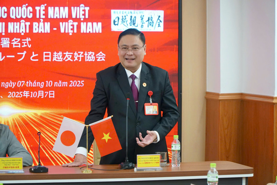 Ông Nguyễn Đức Quốc, Chủ tịch Tập đoàn Giáo dục Quốc tế Nam Việt. hiep-hoi-hu-nghi-viet-nam-nhat-ban-12.jpg