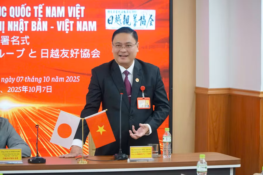 Tiến sĩ Nguyễn Đức Quốc, Chủ tịch Tập đoàn Giáo dục Quốc tế Nam Việt.