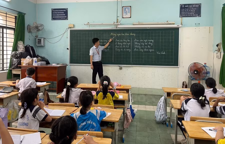 Tiết dạy của thầy Lê Tấn Phát.