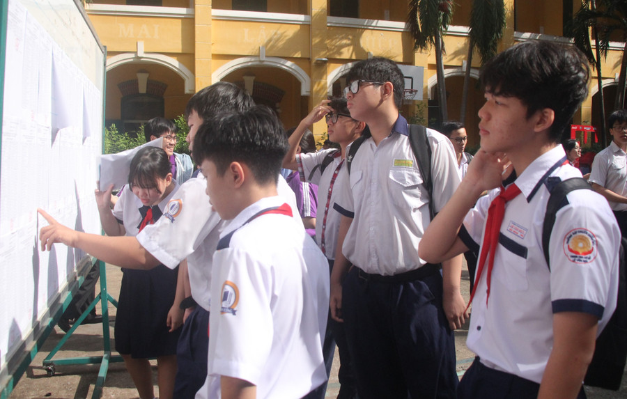 Học sinh TPHCM tham gia kỳ thi tuyển sinh lớp 10 năm học 2025-2026.