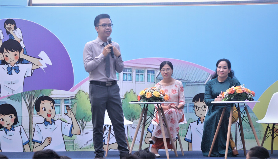 Ông Đào Lê Tâm An chia sẻ về bắt nạt trực tuyến.