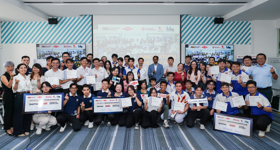 7 đội sinh viên đến từ các trường Đại học, Đại học trên khắp Việt Nam tham gia sự kiện. du-an-doi-moi-sang-tao-3.jpg