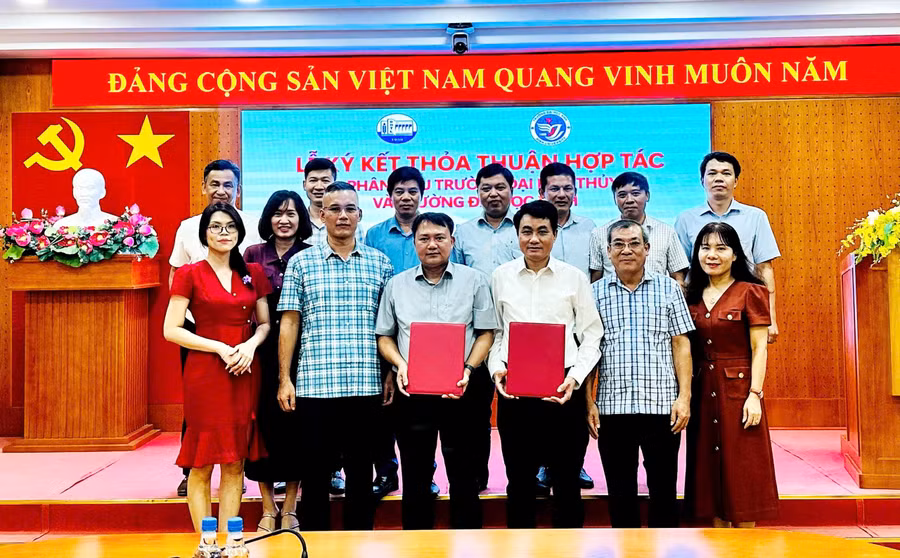 Phân hiệu Trường ĐH thủy lợi ký kết thỏa thuận hợp tác với Trường ĐH Vinh.