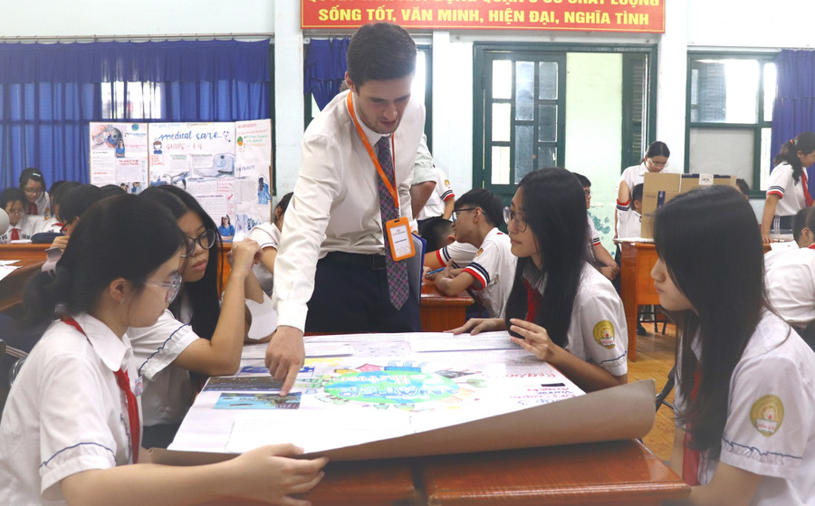 Tiết học của học sinh TPHCM.