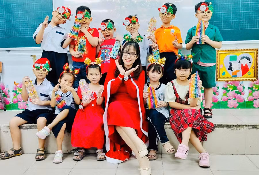 Cô Nguyễn Thị Bích Duyên, giáo viên Trường Tiểu học Lê Văn Tám.