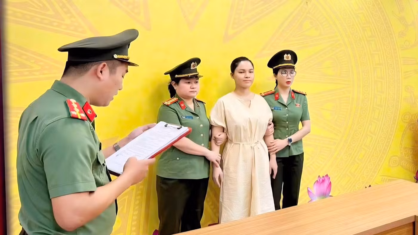 Vũ Thị Dung bị khởi tố. (Ảnh: CATQ)